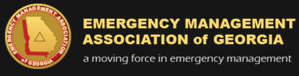 A logo for the emergency management association of georgia