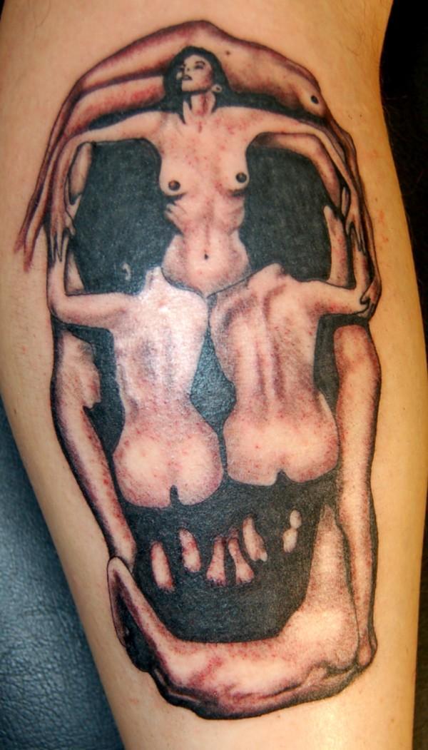 In voluptas mors tattoo — Little Rock, AR — Seventh Street Tattoos & Piercing