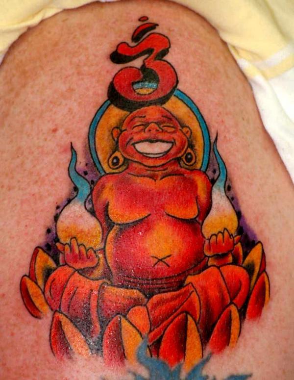 Devil buddha tattoo — Little Rock, AR — Seventh Street Tattoos & Piercing
