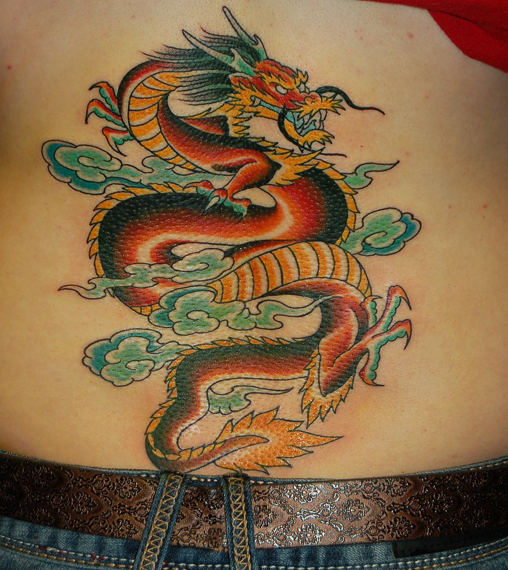 Asian style dragon tattoo — Little Rock, AR — Seventh Street Tattoos & Piercing