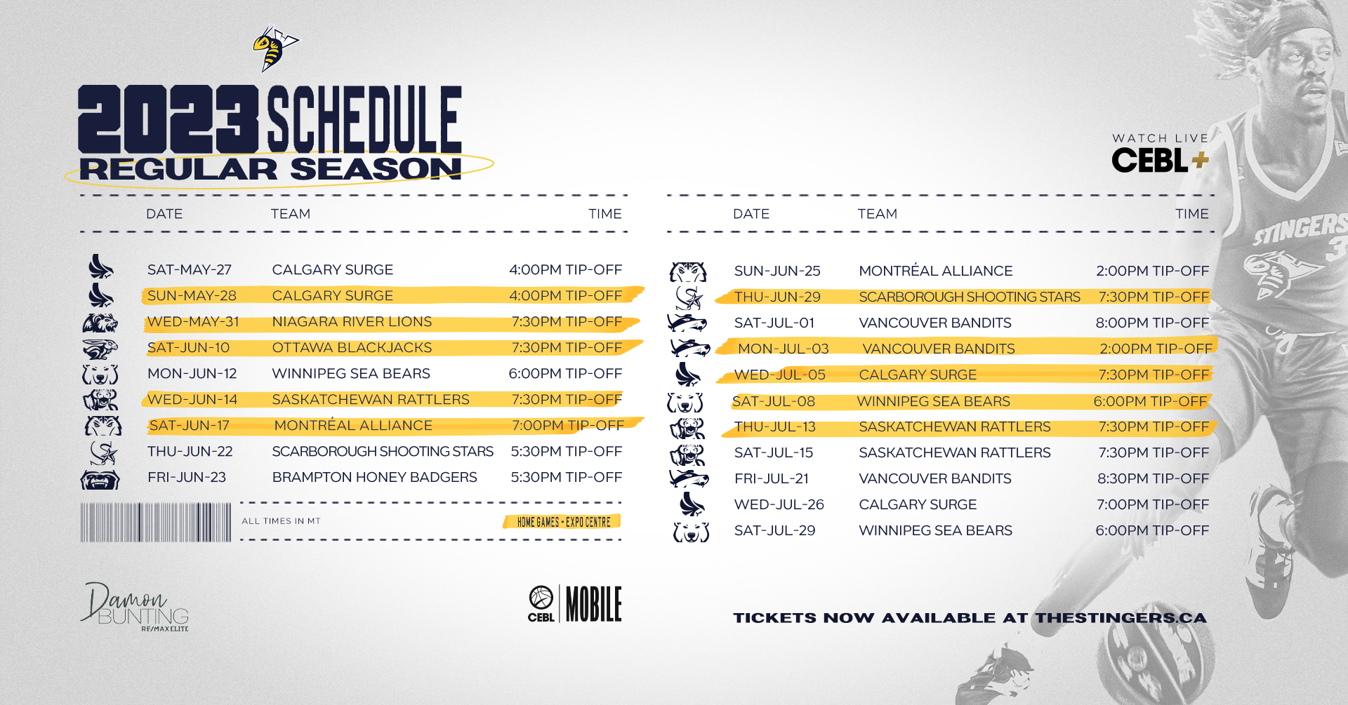 edmonton-stingers-announce-their-2023-schedule