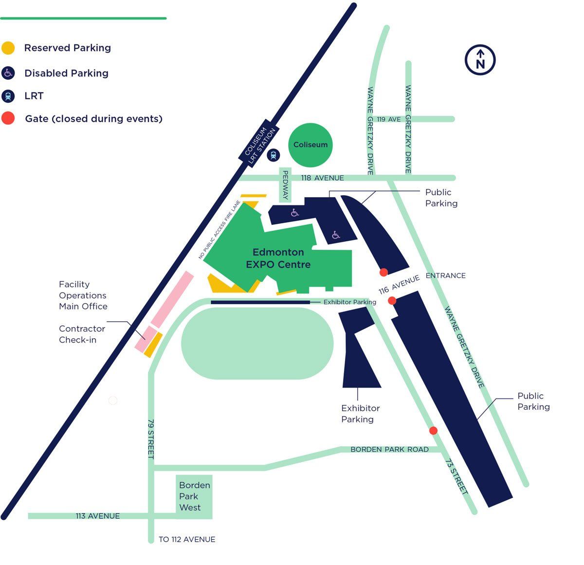 Edmonton Expo Centre Map