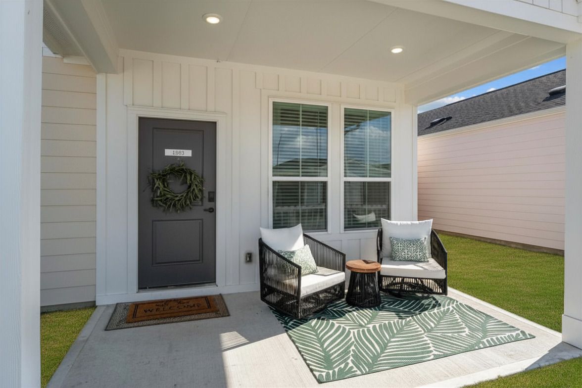 Bungalow  Cottage-style home with white fence in Baytown TX