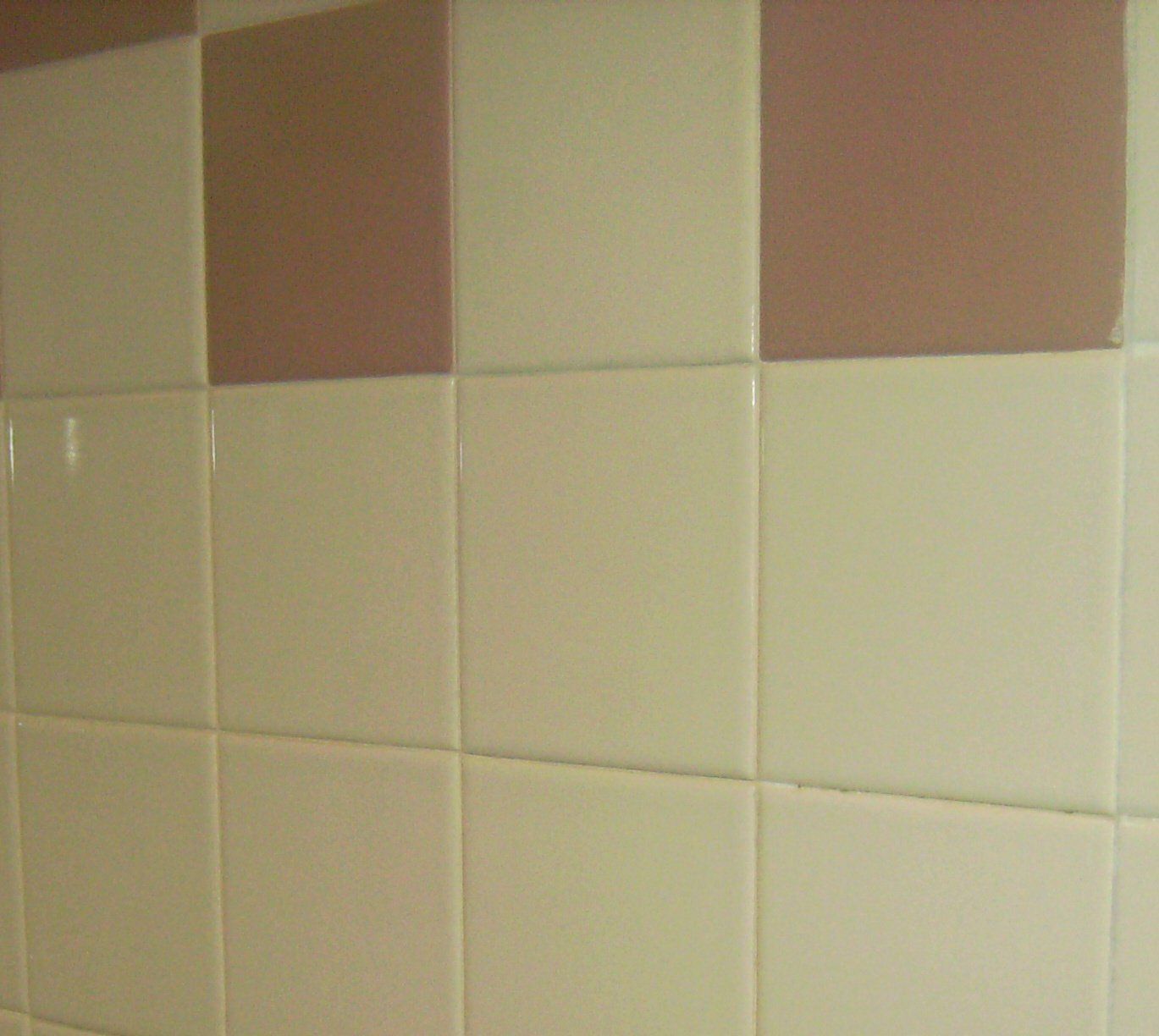 grout and tile after