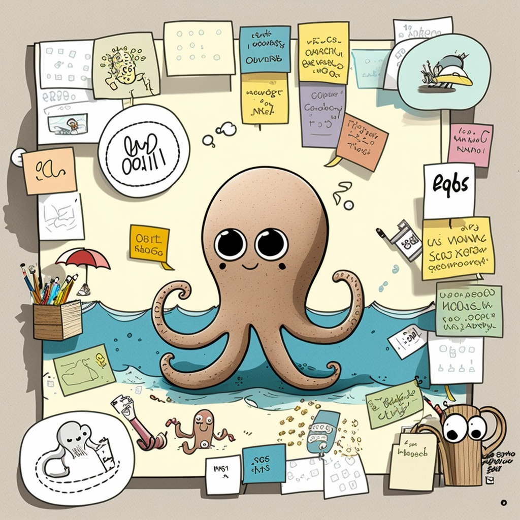 Vision Board Rich Octopus