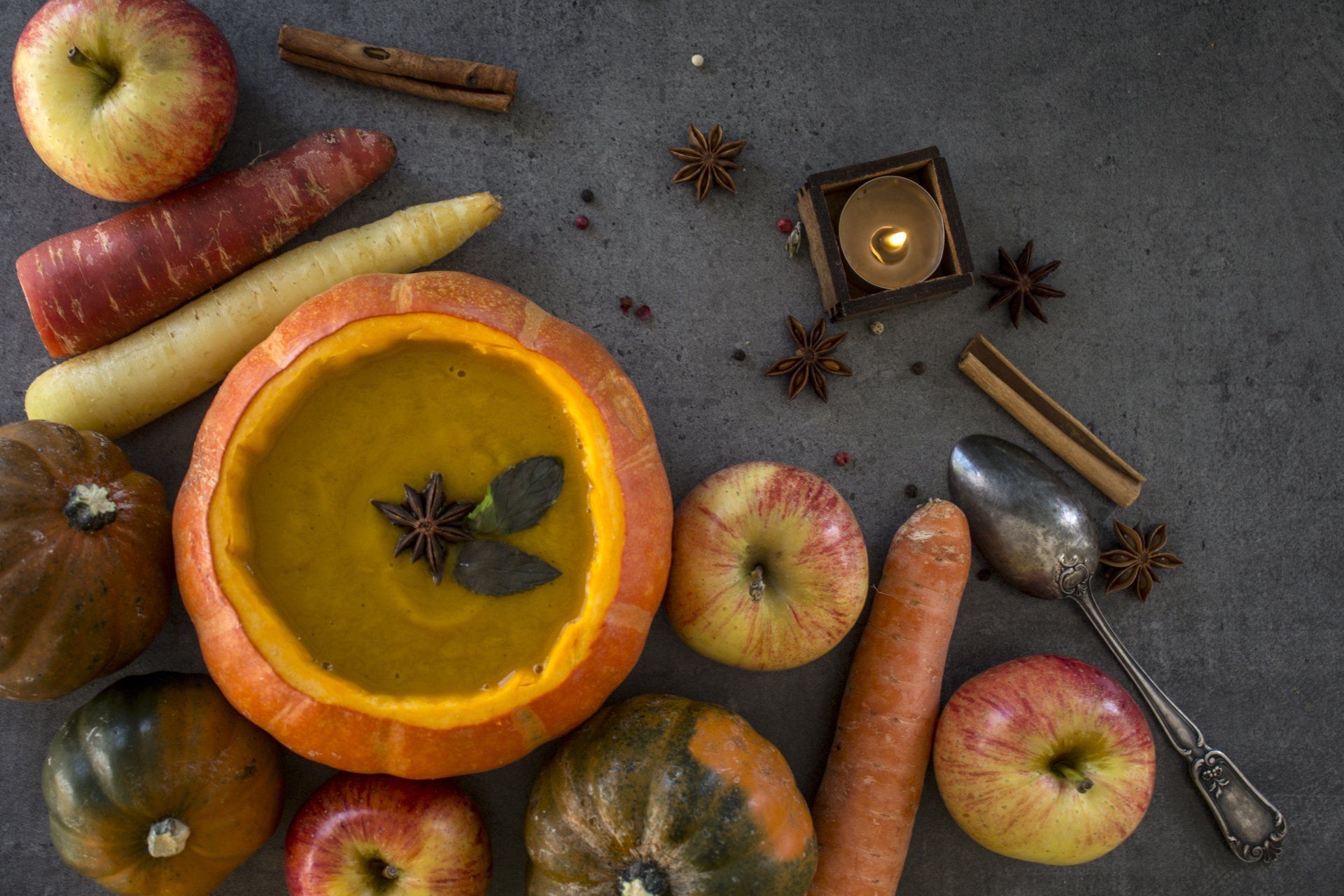 Pumpkin & Apple soup