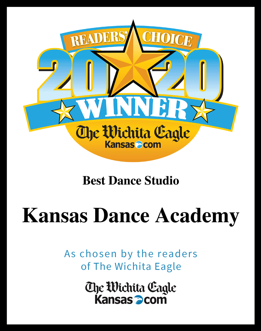 Readers' Choice 2020 — Kansas Dance Academy Poster in Wichita, KS