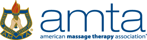 The logo for the american massage therapy association