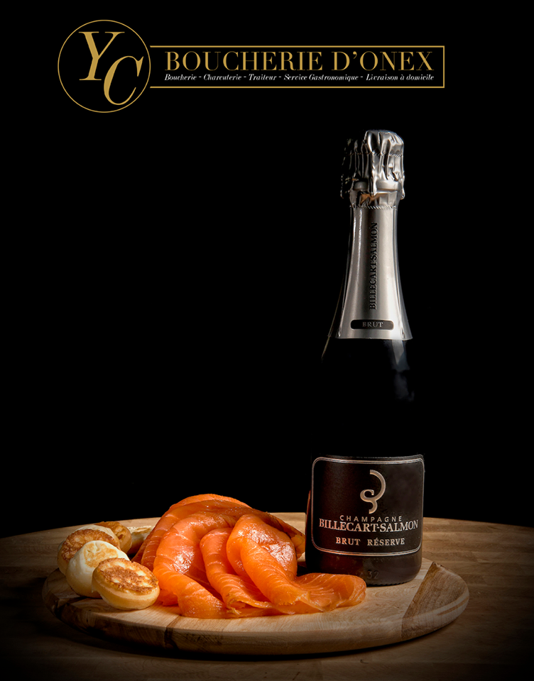 boucherie d'onex saumon et champagne