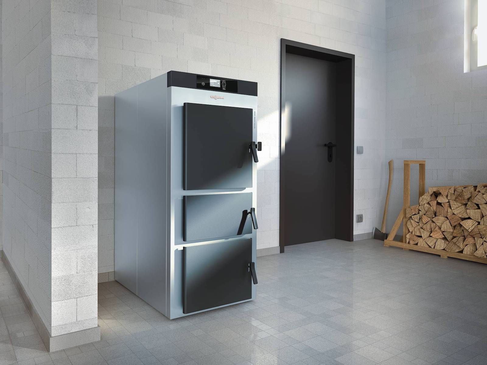 impianto di riscaldamento a parete