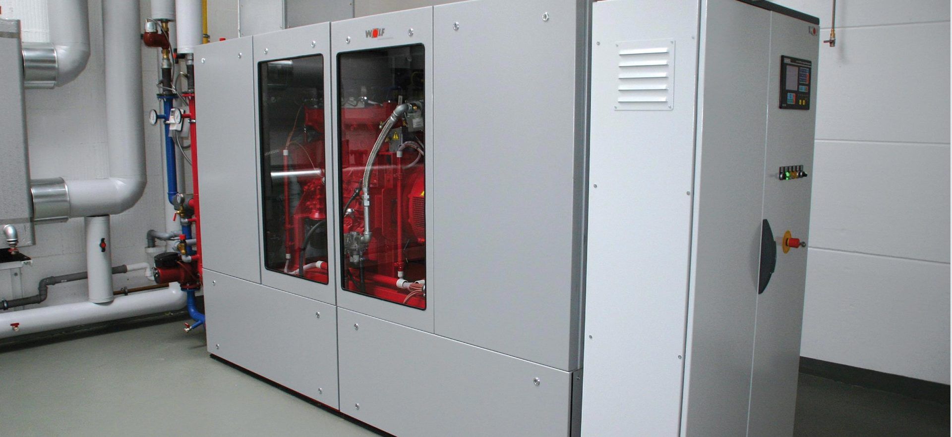 impianto di riscaldamento per azienda