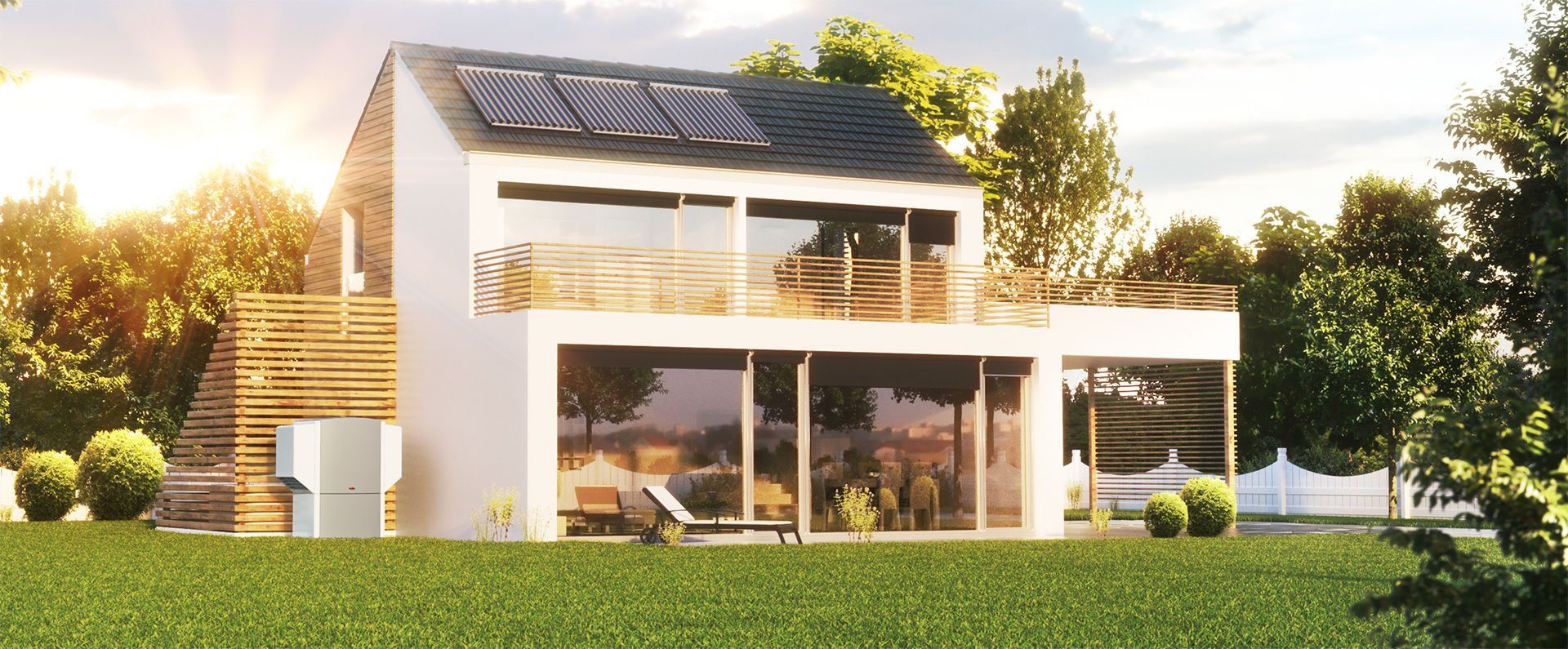 abitazione con impianto di riscaldamento