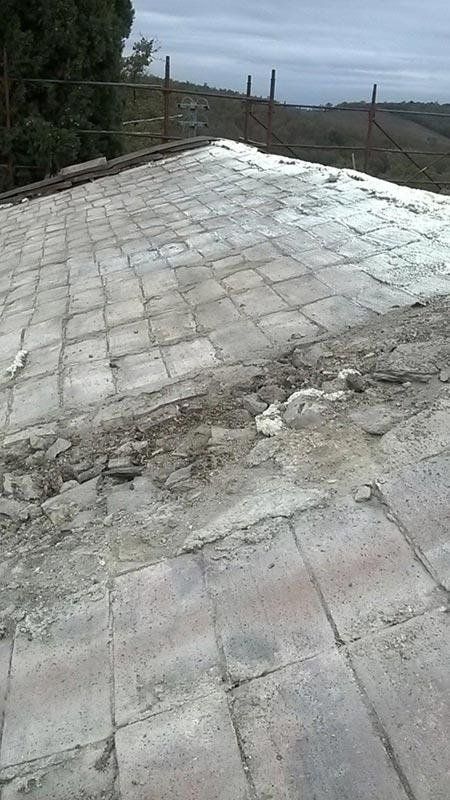 Copertura danneggiata