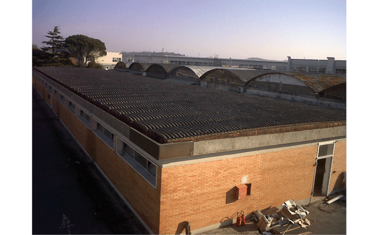 Tetto in amianto