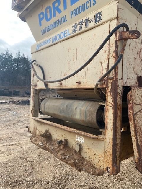 A machine that says port environmental products on it