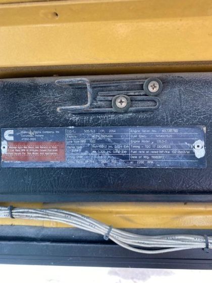 A black box with a label that says ' cummins ' on it