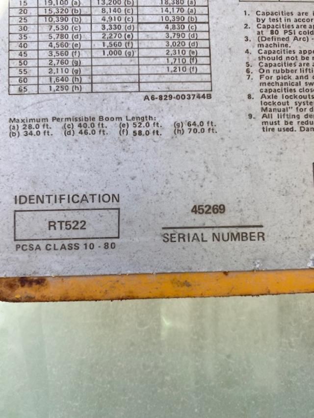 A piece of paper with identification and serial number on it