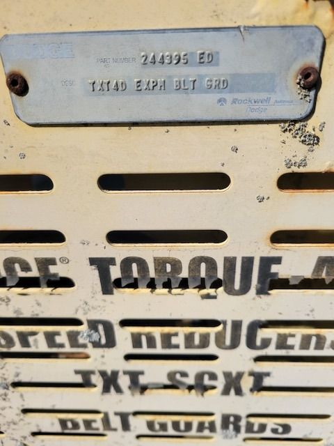A piece of metal that says torque on it