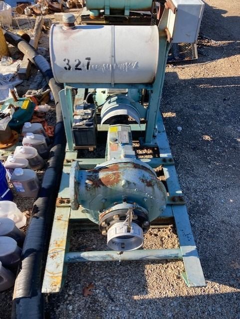 A machine that has the number 327 on it