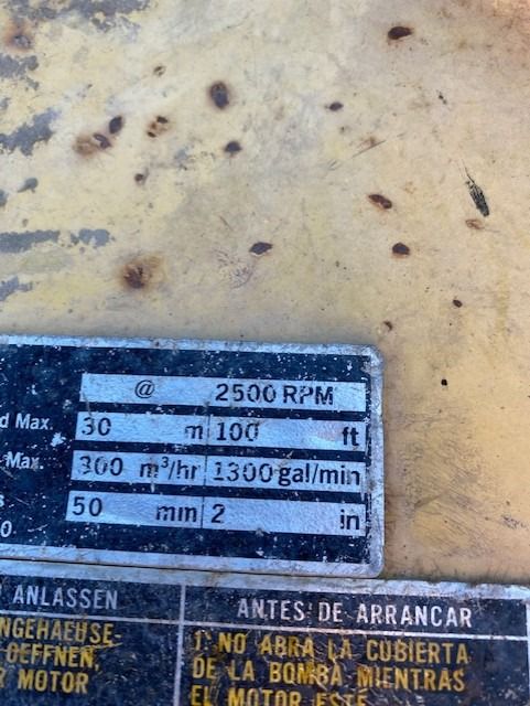 A label that says 2500 rpm on it