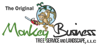 Monkey Business Tree & Crane Service Logo