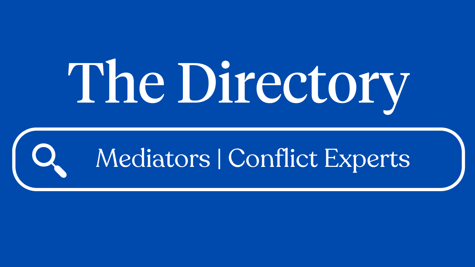 Mediator Directory - Local Mediators