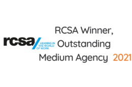 RCSA Outstanding Medium Agency 2021 logo