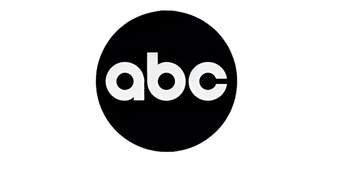 The abc logo is in a black circle on a white background.