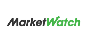 The logo for Marketwatch is green and black on a white background.