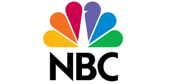 The nbc logo is a rainbow colored eagle with the letters nbc below it.