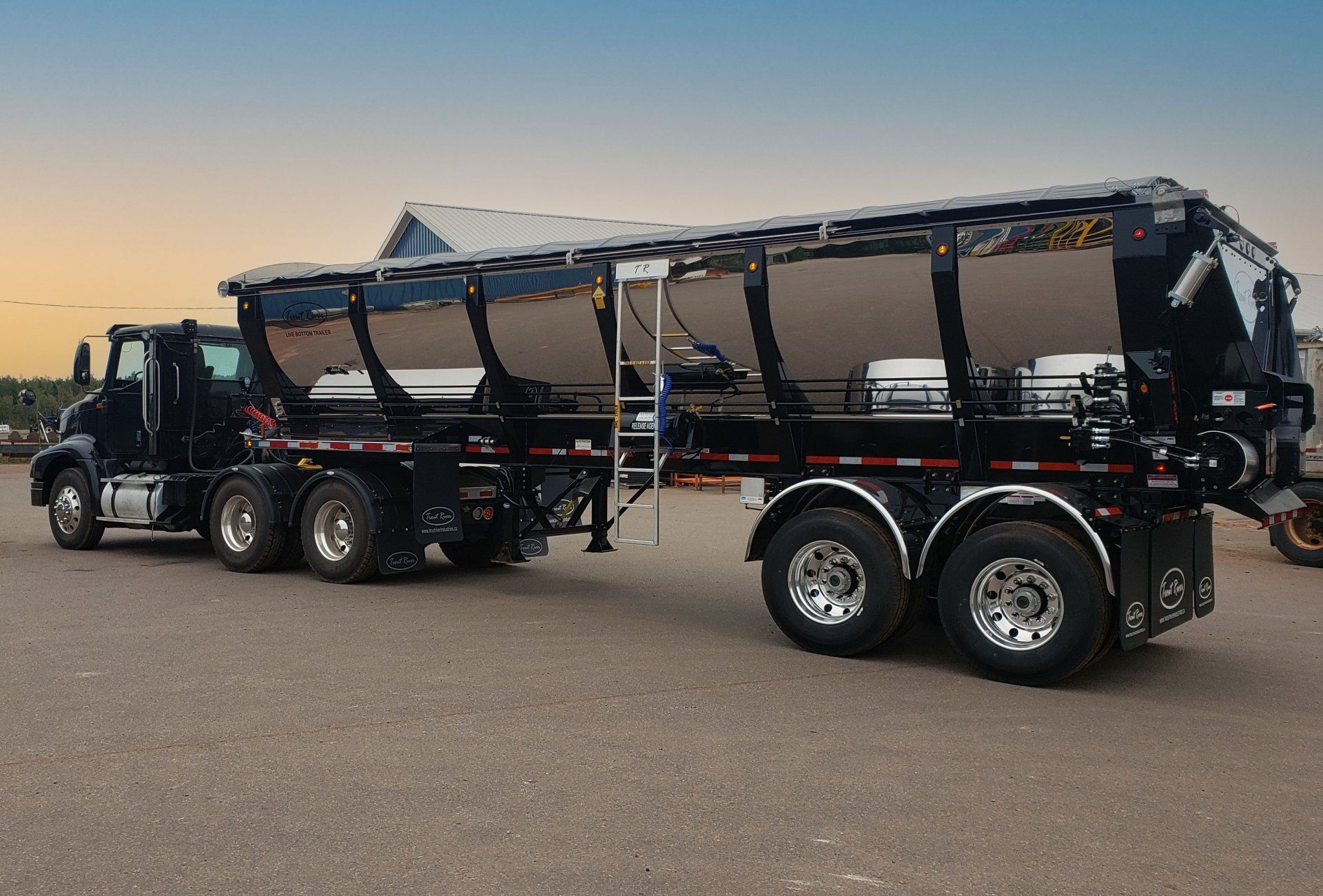 Trout River Trailers Get To Work 24/7/365 Trout River Industries