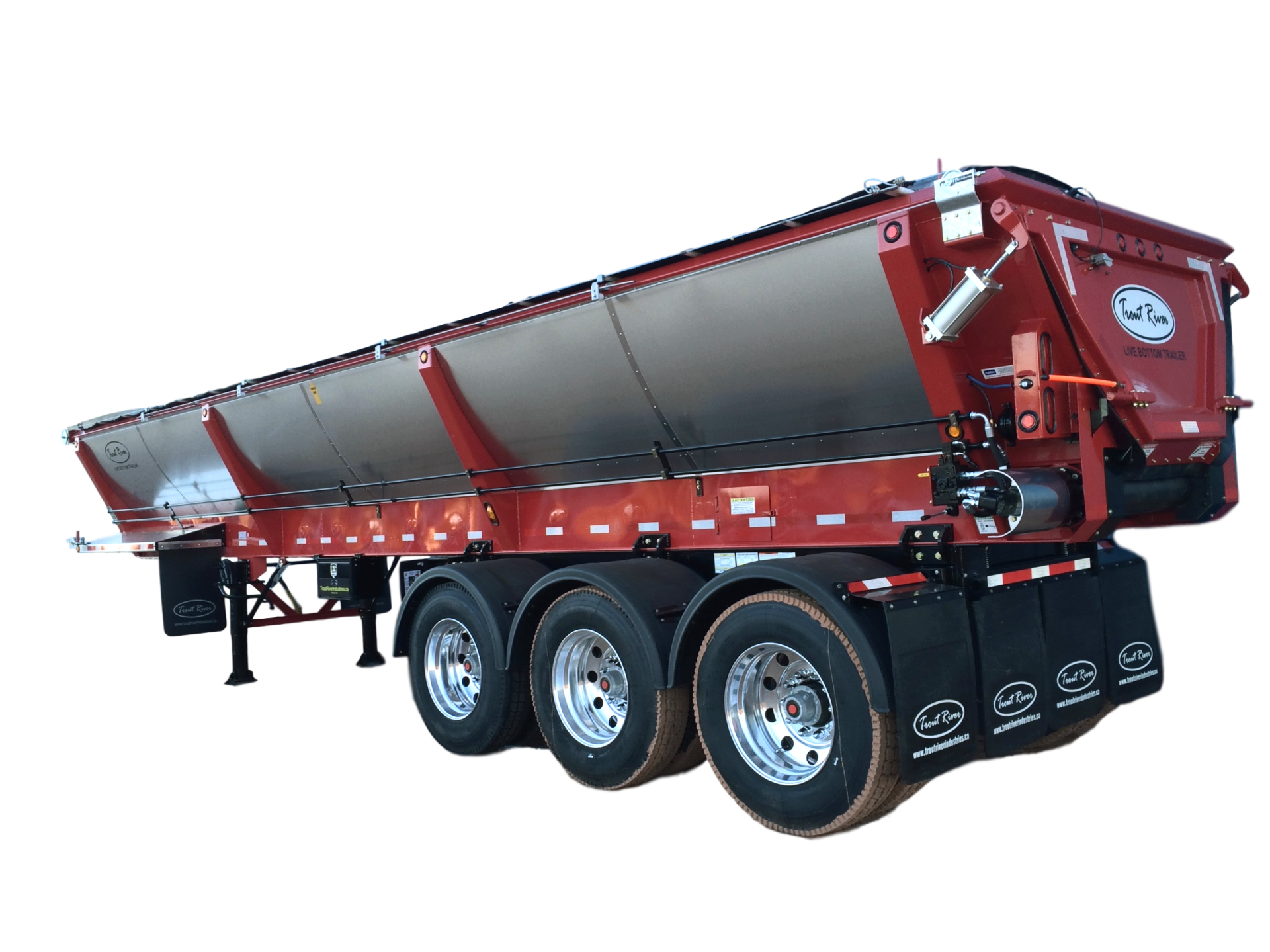 Live Bottom Trailers The Ultimate Flow Boy Truck Trout River Industries