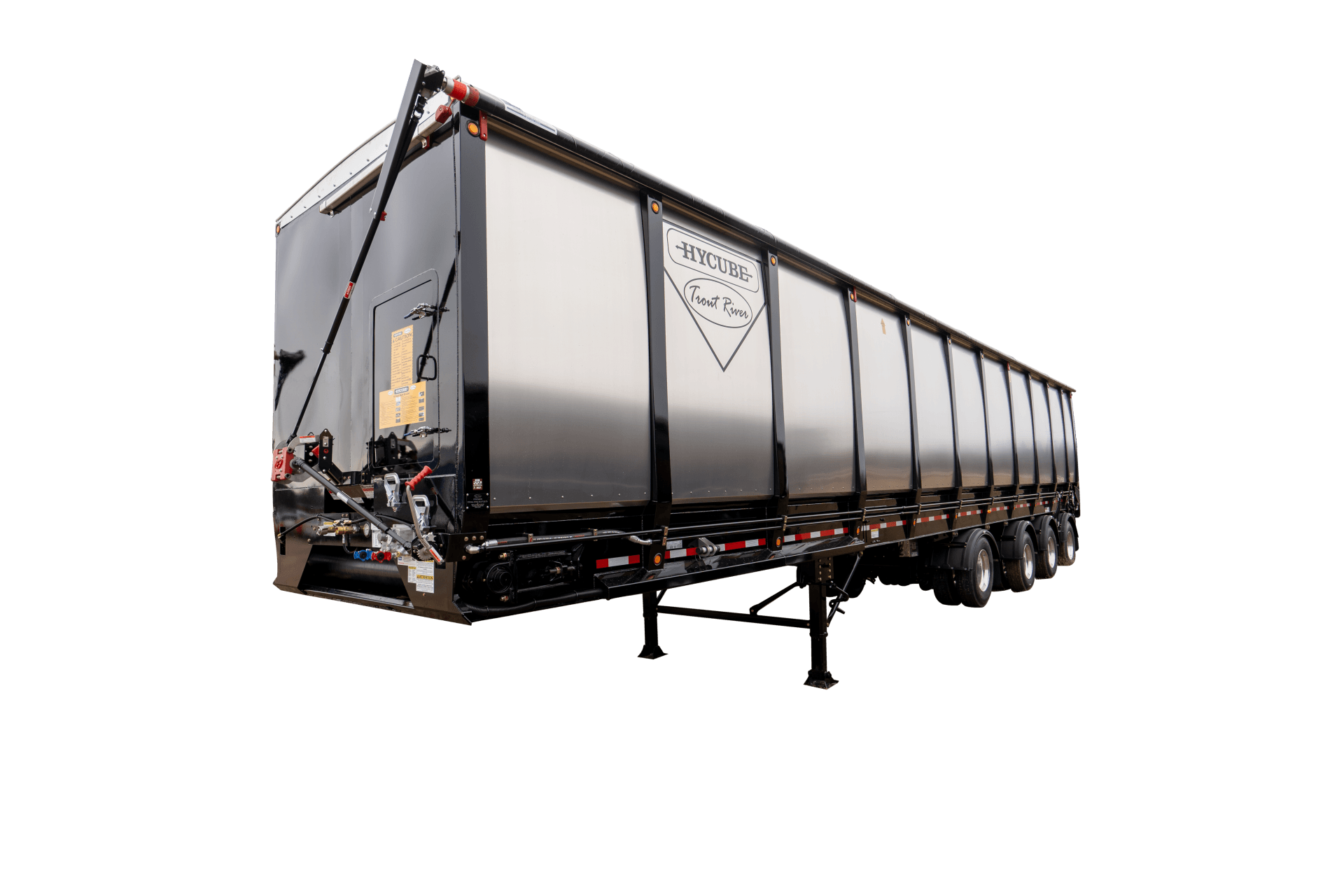 Trout River Industries Hycube trailer for  biosolid industry