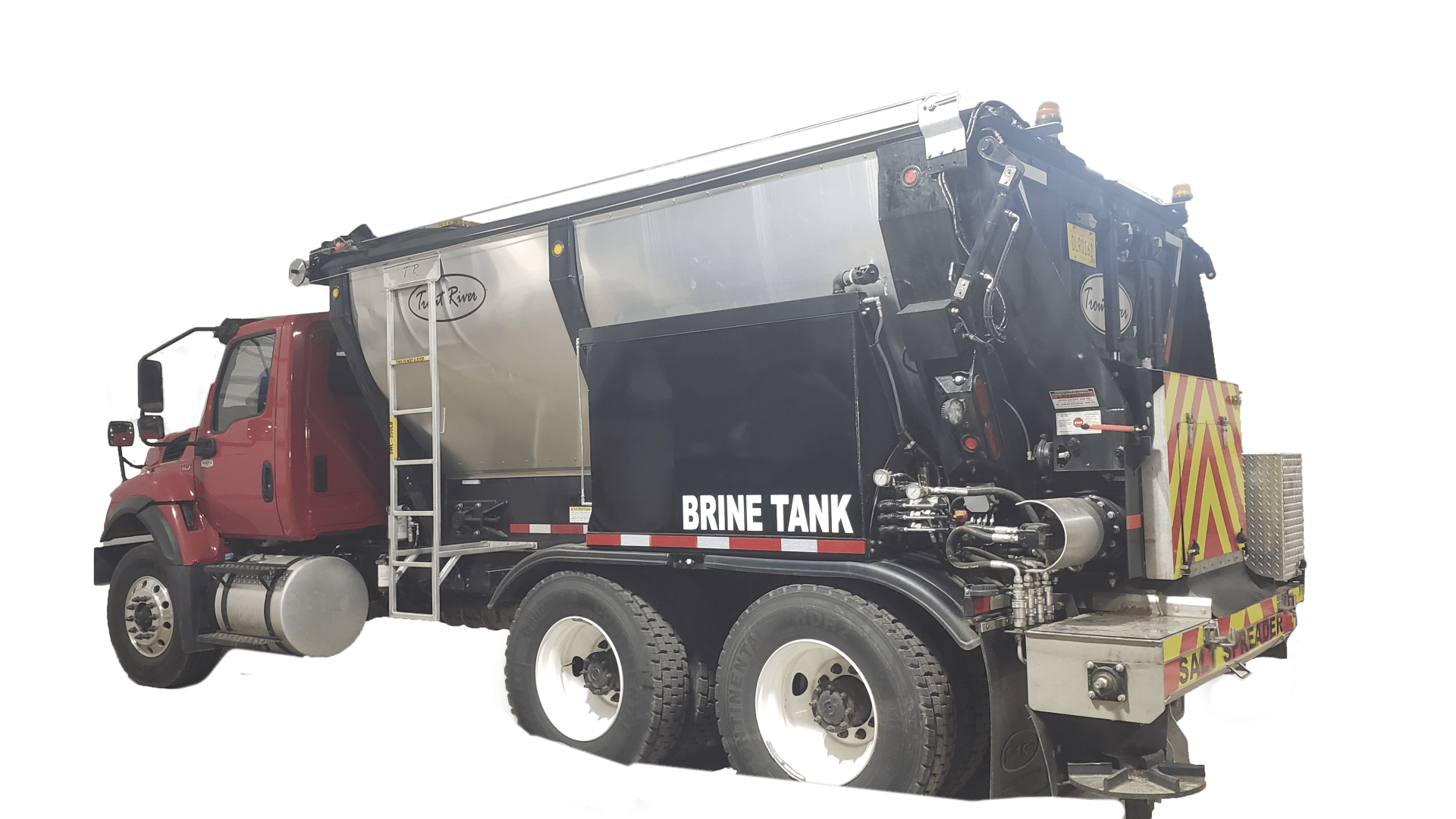 Truck Mounted Live bottom salt spreader