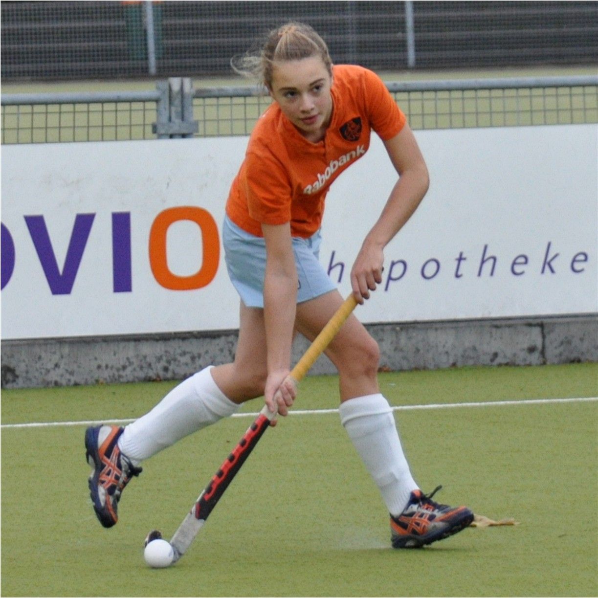 Jeugd hockey spelers