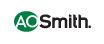 Logo of AO Smith in a green circle, with black text.