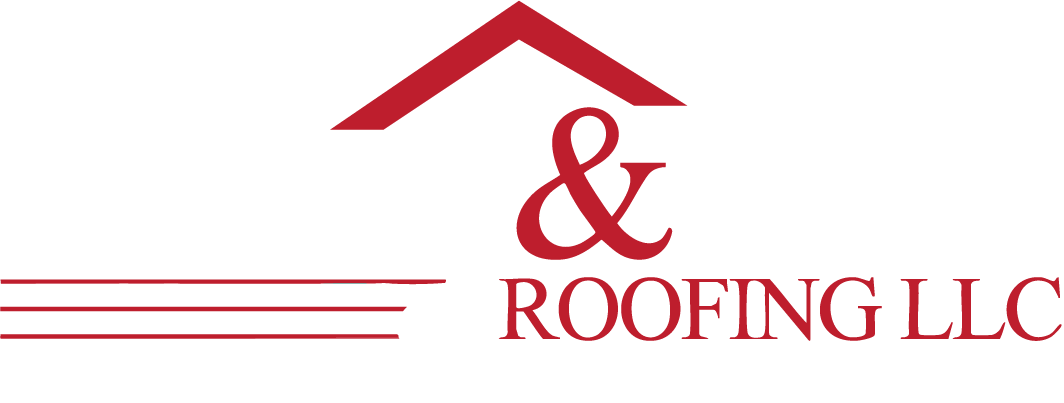 Logo for Bailey & Sons Roofing featuring a house silhouette against a sunset, and company name.