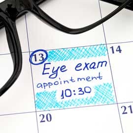Calendar Appointment — eye care in Eaton, OH