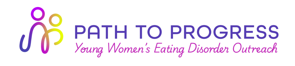A logo for path to progress young women 's eating disorder outreach