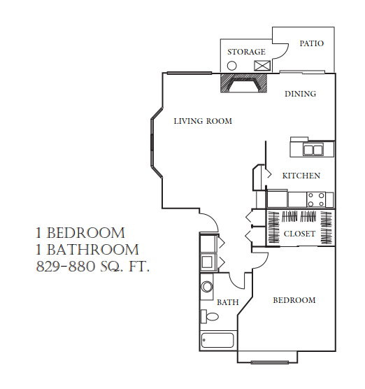 heatherwood 1 bedroom floorplan
