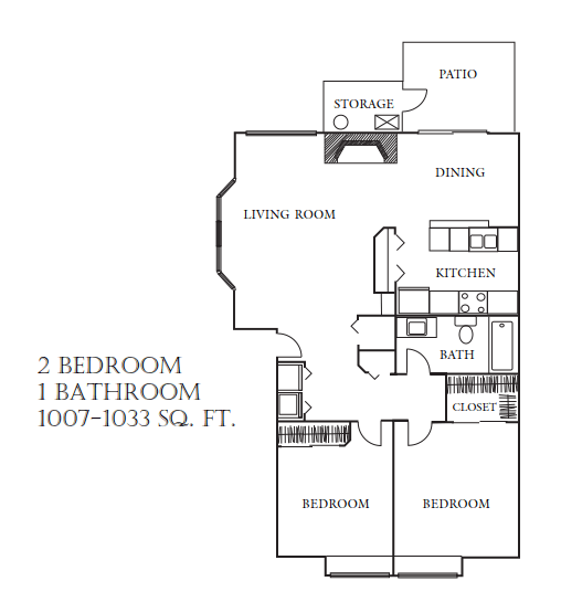 heatherwood 2 bedroom floorplan
