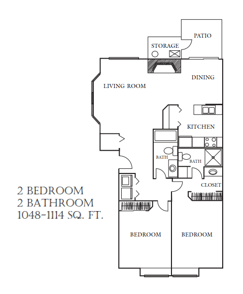 heatherwood 2 bedroom floorplan