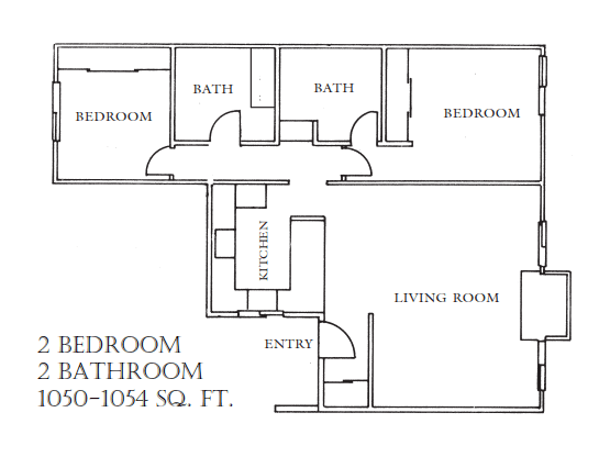 noble park 2 bedroom floorplan