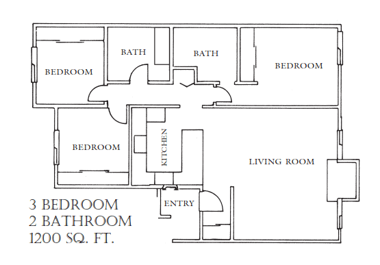 noble park 3 bedroom floorplan