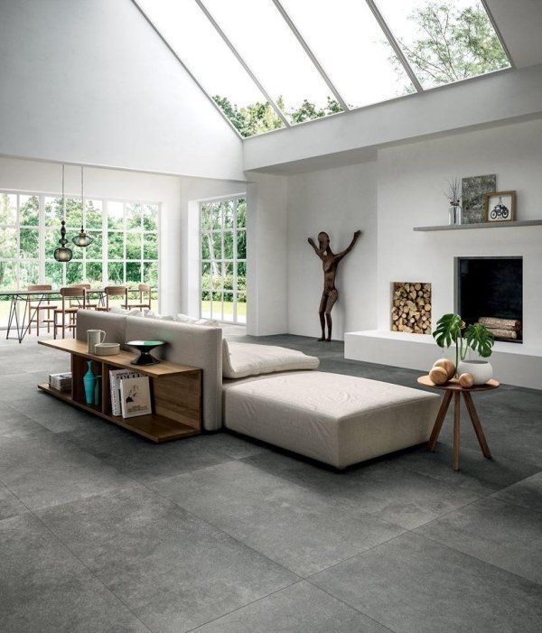 soggiorno moderno con arredamento