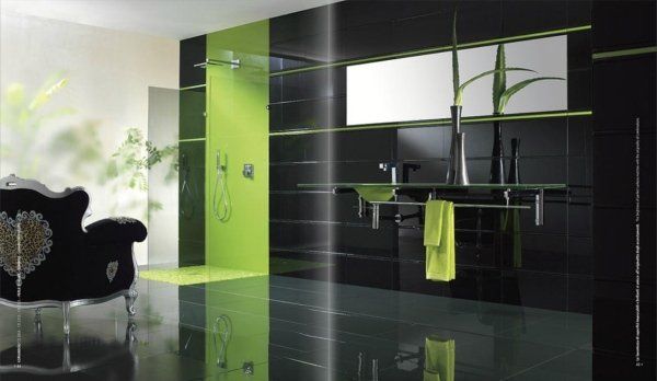 Salotto di balaustre murali e pavimento in vetro