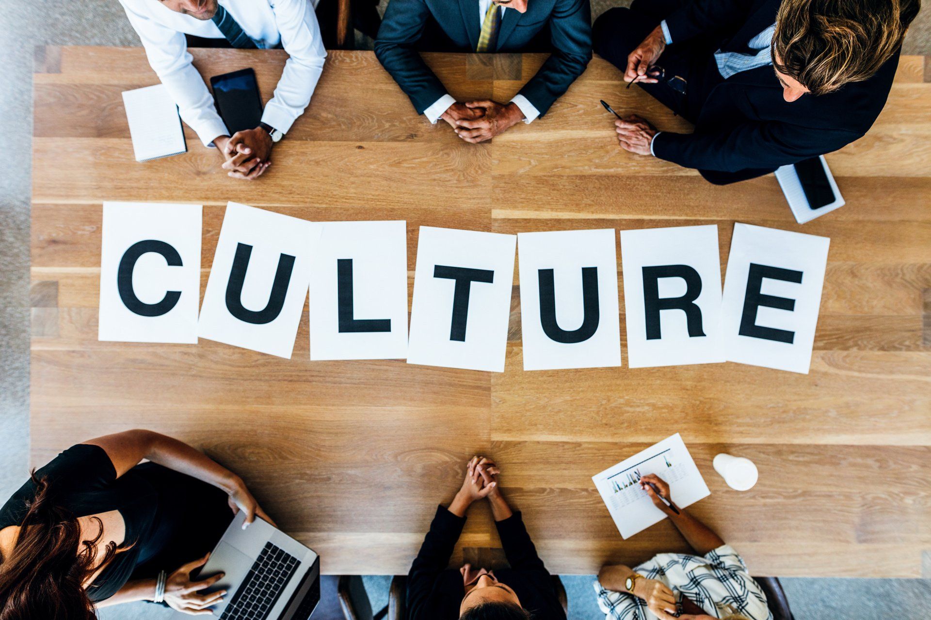 Leaders talking about culture