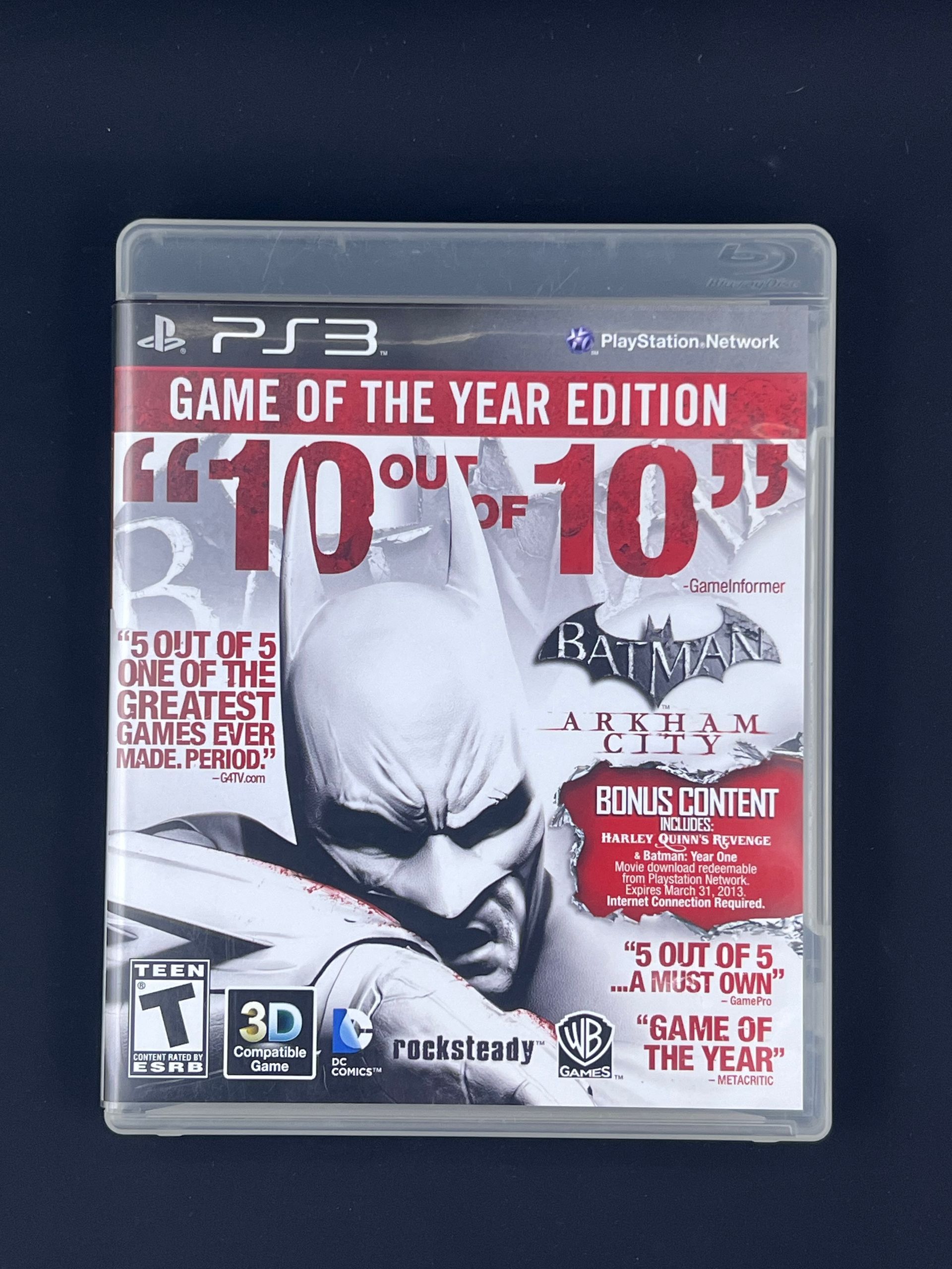 Batman: Arkham City (Game of the year)