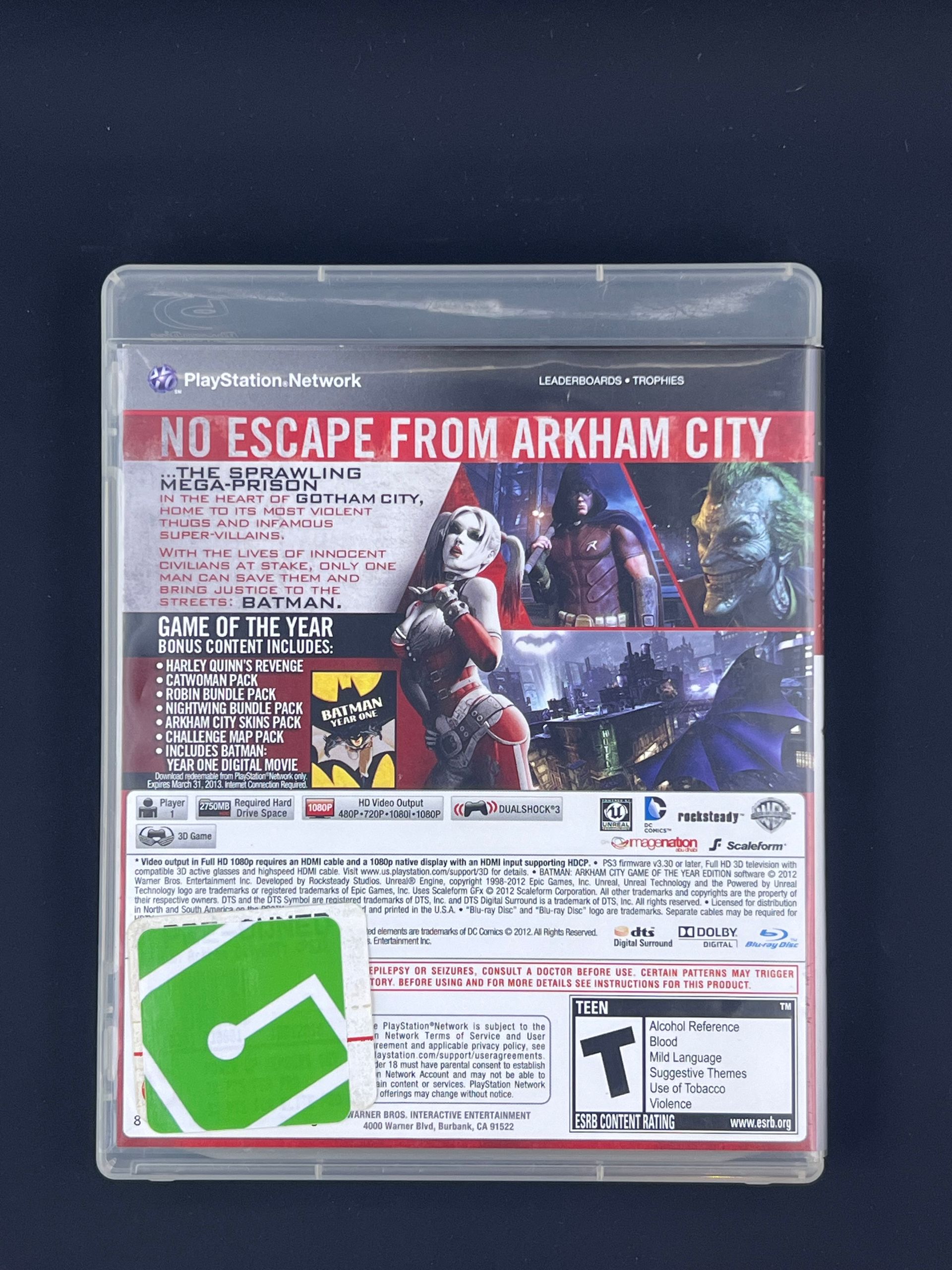 Batman: Arkham City (Game of the year)