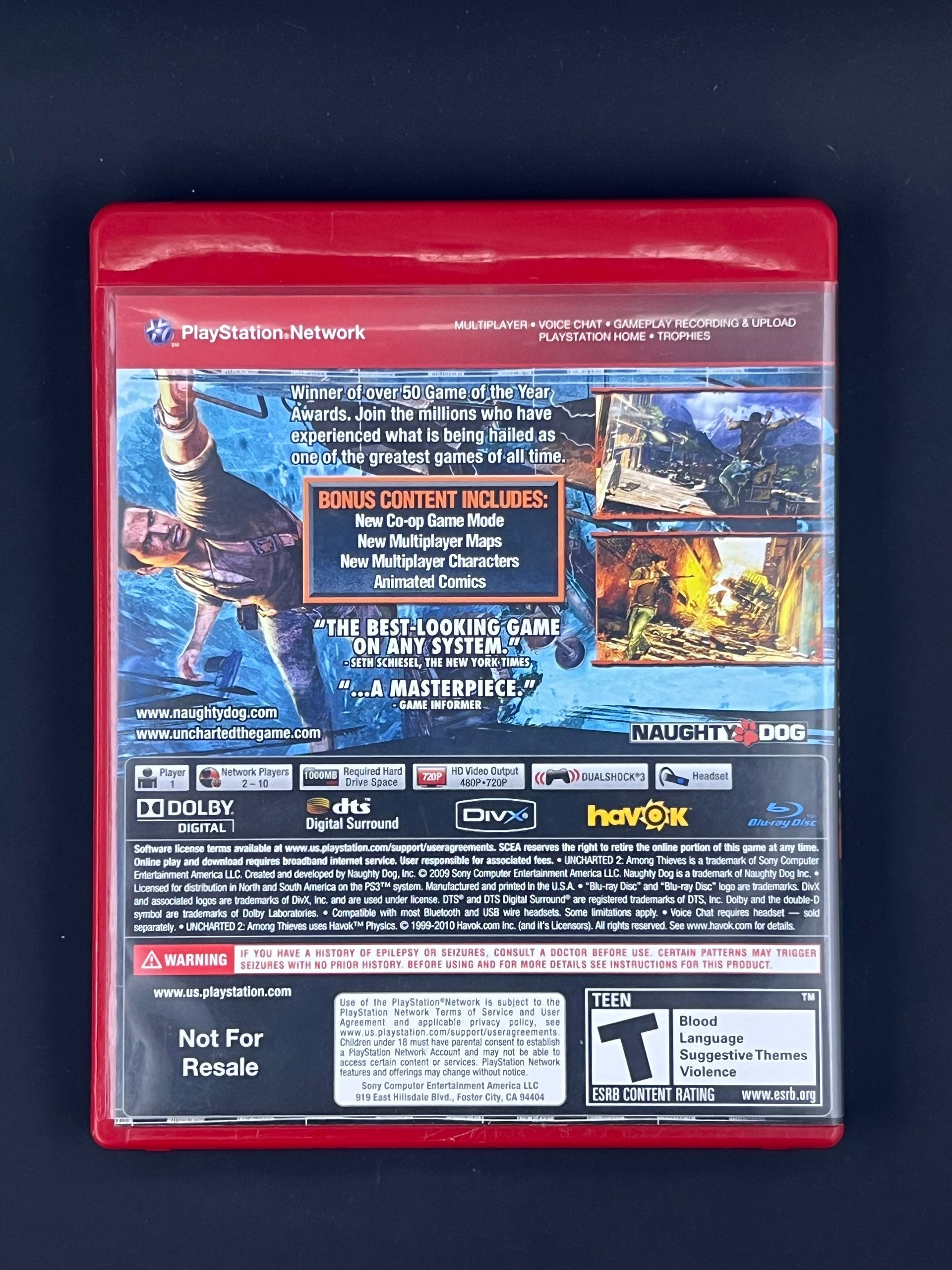 Uncharted 2: Among Thieves (Game of the Year Greatest Hits)